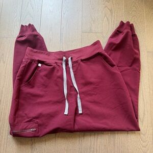 BURGUNDY RED FIGS ZAMORA JOGGERS